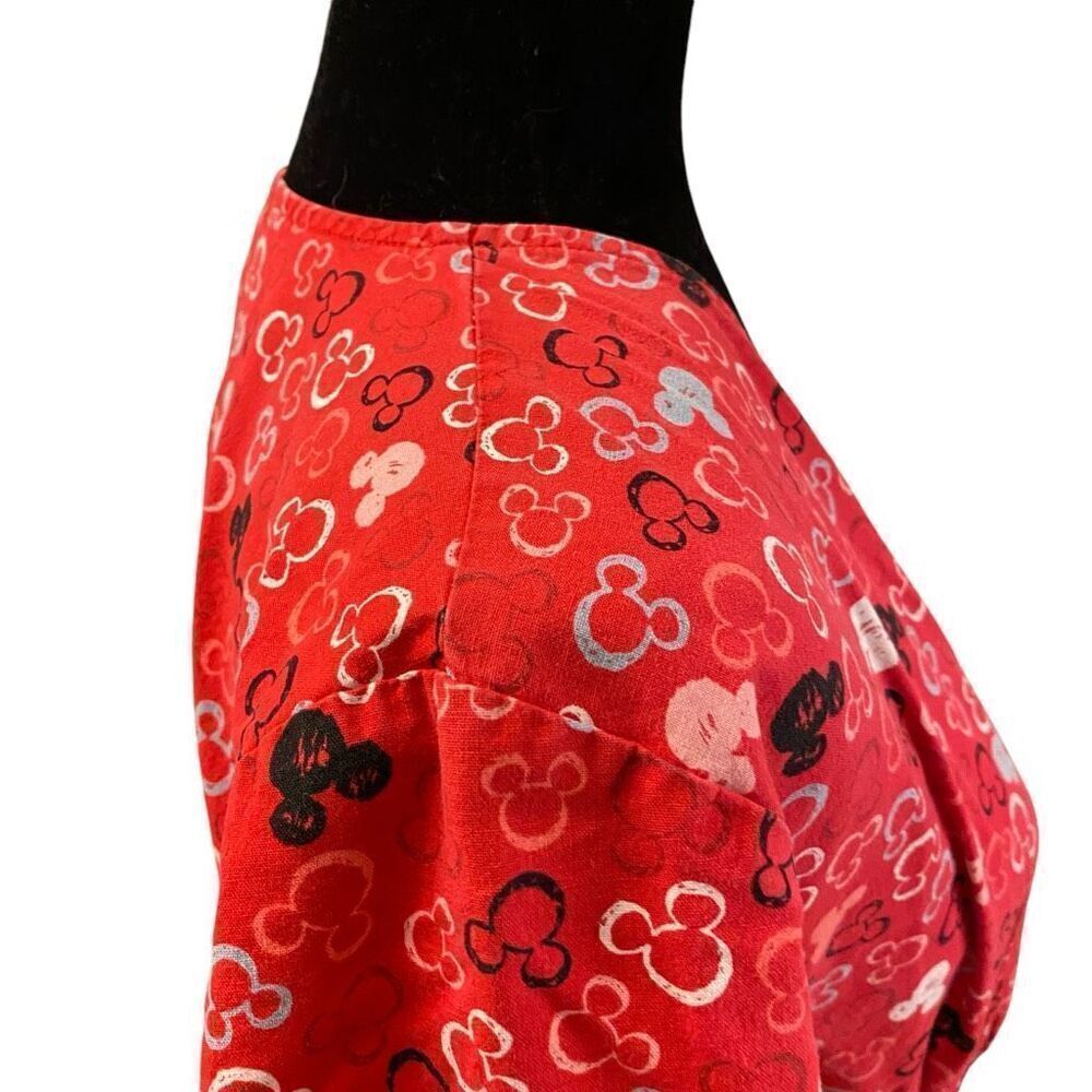 The Wonderful World of Disney Mickey Mouse Scrub Top‎ Sz M - Picture 7 of 13
